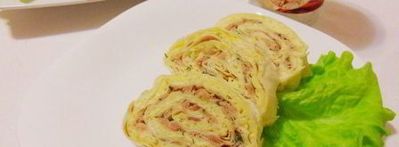 мимоза в лаваше. Шаг 21