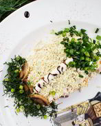 Салат Мимоза Береза