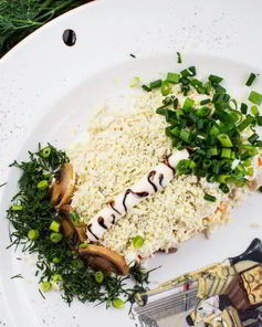 Салат Мимоза Береза