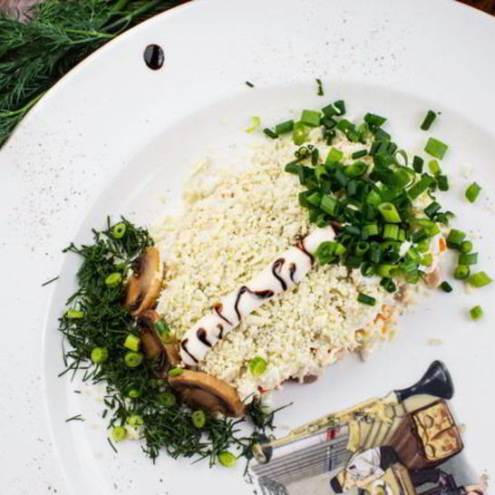 Рецепт салата мимоза береза