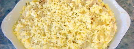 салат мимоза классический с консервой. Шаг 14