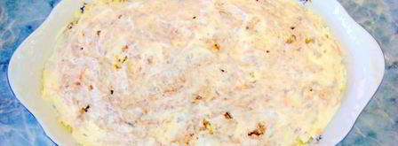 салат мимоза классический с консервой. Шаг 17