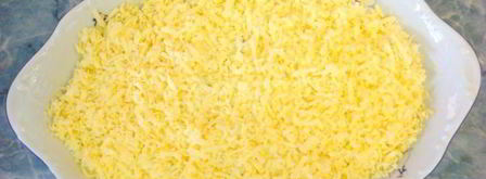 салат мимоза классический с консервой. Шаг 10