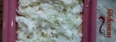 салат мимоза классический с сыром. Шаг 6