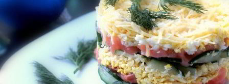 салат мимоза на новый год. Шаг 4