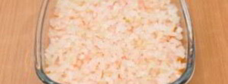 салат мимоза с плавленым сыром. Шаг 11