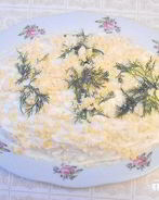 Салат Мимоза с сельдью