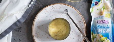 салат мимоза с семгой. Шаг 4