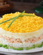 Салат Мимоза с сыром