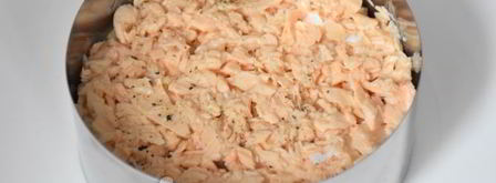 салат мимоза с сыром. Шаг 5