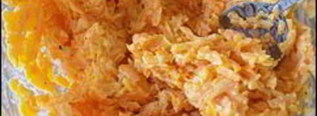 салат мимоза с тунцом. Шаг 7