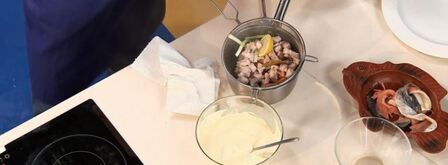 салат мимоза в новом стиле. Шаг 6