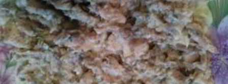 салат мимоза вкусный. Шаг 5