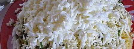 слоеный салат мимоза. Шаг 24