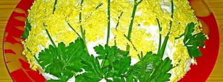 слоеный салат мимоза. Шаг 28