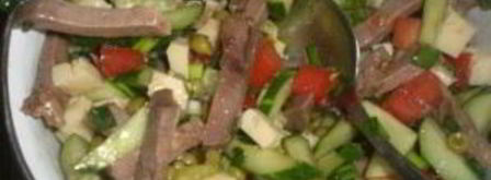 салат пикантный с языком. Шаг 7