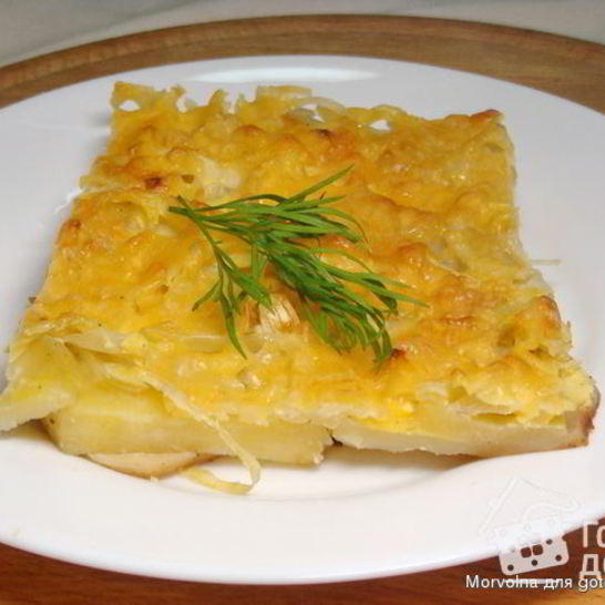 Рецепт картошки под шубой