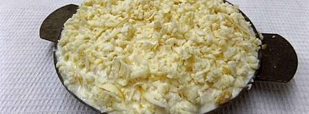 куриное мясо под шубой в духовке. Шаг 12