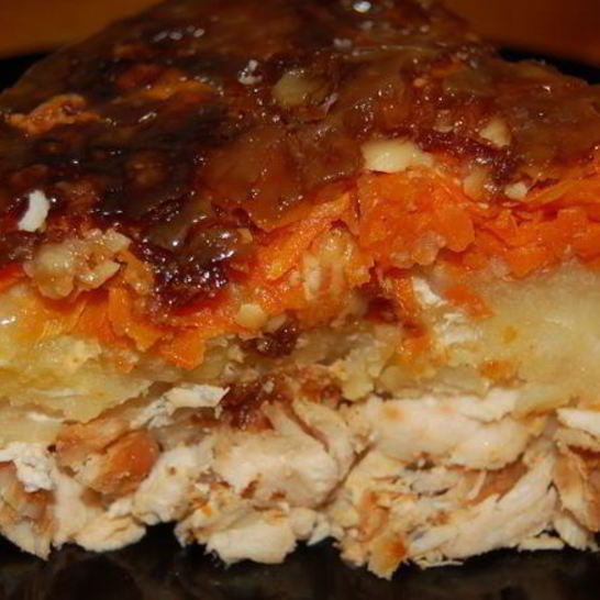 Рецепт курицы под шубой