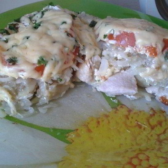 Рецепт мяса под шубой в мультиварке