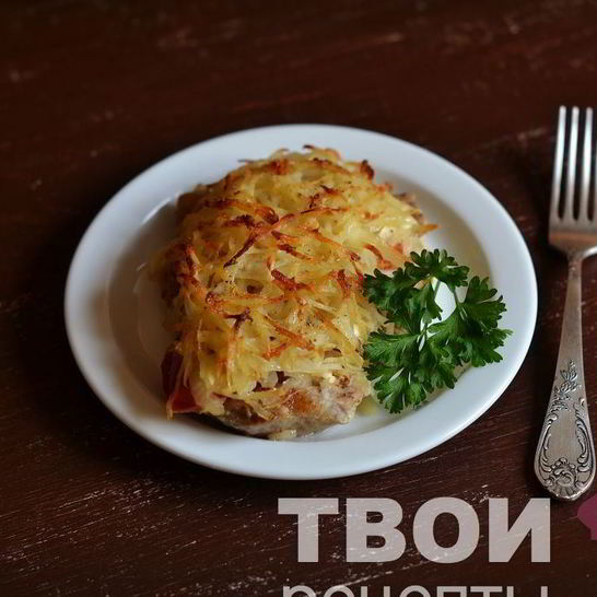 Рецепт мяса под шубой