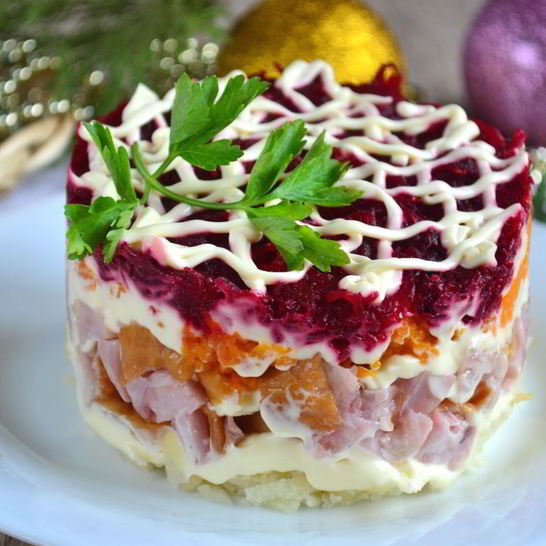 Рецепт петушка под шубой