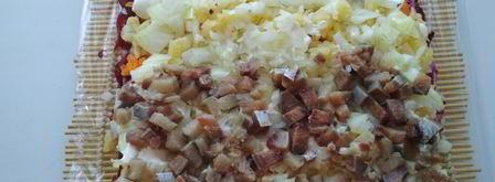 рулет селедка под шубой. Шаг 4