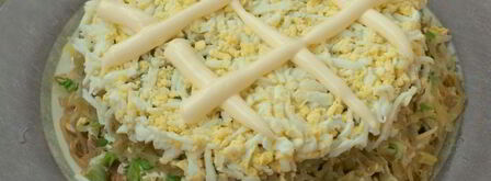 салат грибы под шубой. Шаг 5