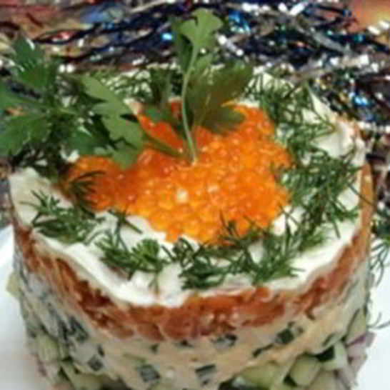 Рецепт салата из семги под шубой