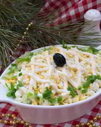 Салат Кальмары под шубой