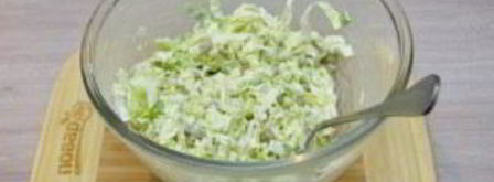 салат кальмары под шубой. Шаг 5