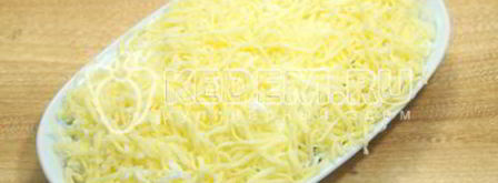 салат курица под шубой. Шаг 8