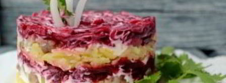 салат под шубой классический. Шаг 9