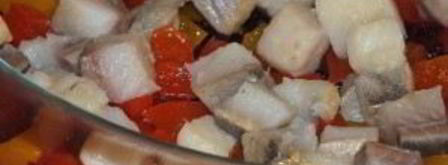 салат сельдь под сырной шубой. Шаг 8