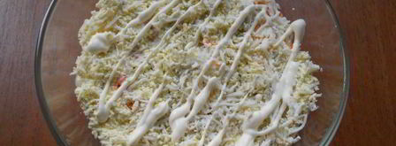 сельдь под шубой без свеклы. Шаг 7