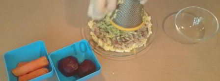 сельдь под шубой с яблоком. Шаг 4