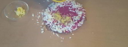 сельдь под шубой с яблоком. Шаг 7