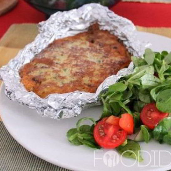 Рецепт свинины под шубой