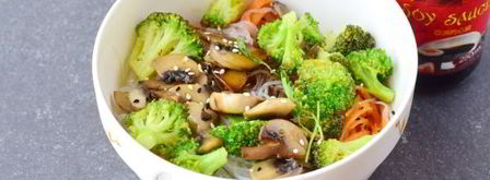 салат с фунчозой и корейской морковью. Шаг 10