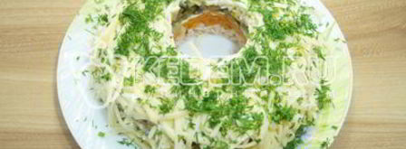 салат с курицей пасхальный. Шаг 13