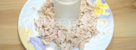 салат с курицей пасхальный. Шаг 5