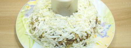 салат с курицей пасхальный. Шаг 11