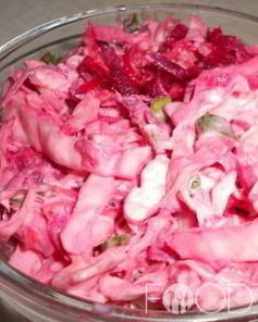 Салат с мясом и капустой