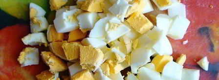 салат с мясом криля, капустой и кукурузой. Шаг 5