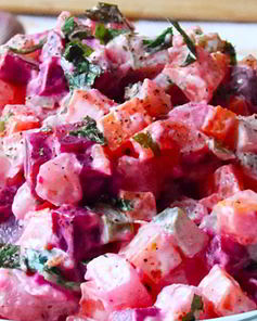 Салат со свеклой