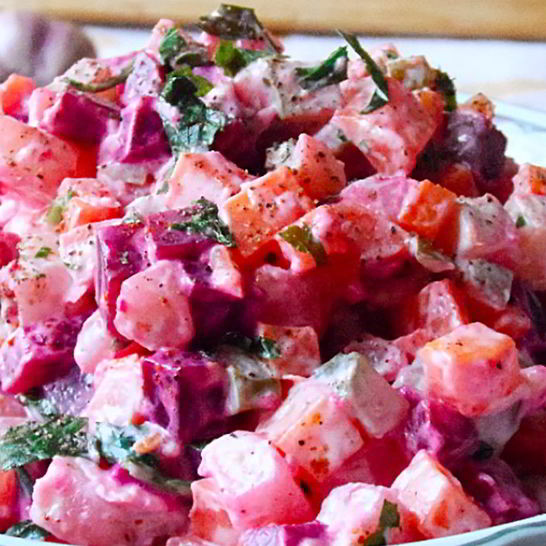 Рецепт салата со свеклой