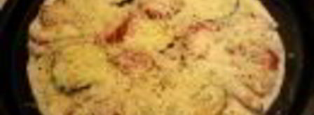 пицца на лаваше по мотивам салата цезарь. Шаг 6