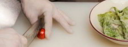 салат цезарь без курицы. Шаг 5