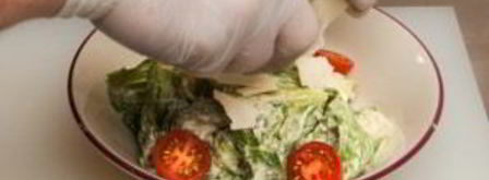 салат цезарь без курицы. Шаг 6