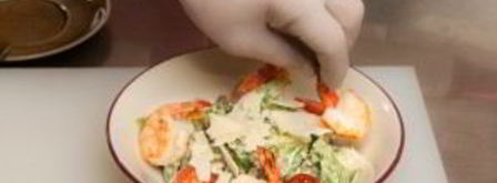 салат цезарь без курицы. Шаг 7